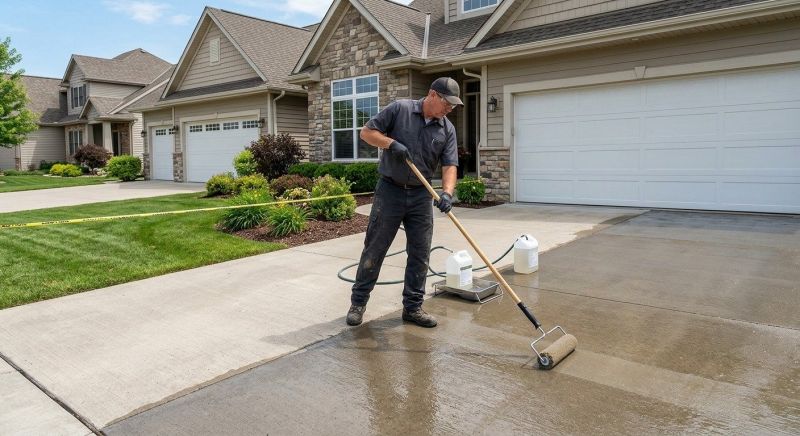 Concrete Driveway Sealing in Seattle, WA