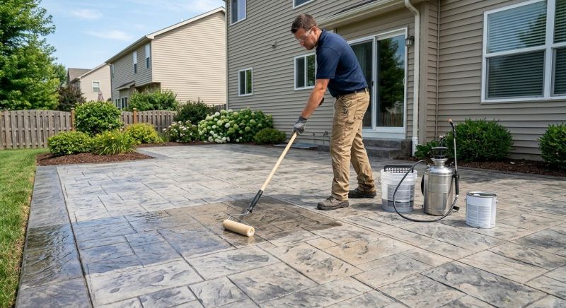 Concrete Walkway Sealing in Redmond, WA