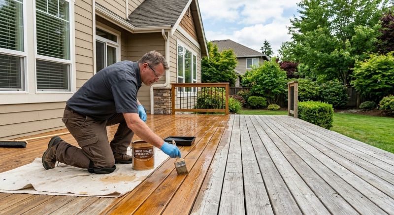 Deck Sealing in Alpharetta, GA