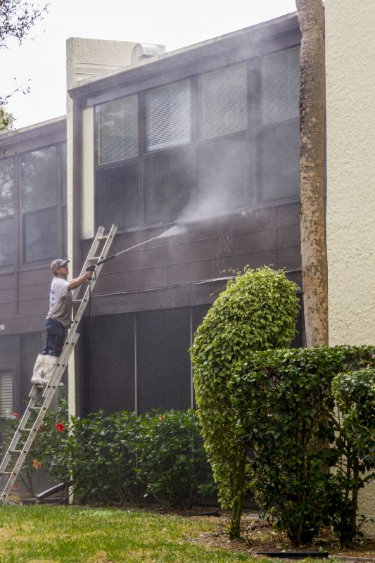 Townhouse Power Washing detail