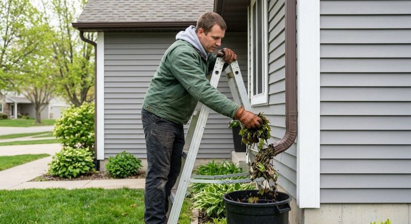 Gutter Downspout Unclogging in Pittsburgh, PA