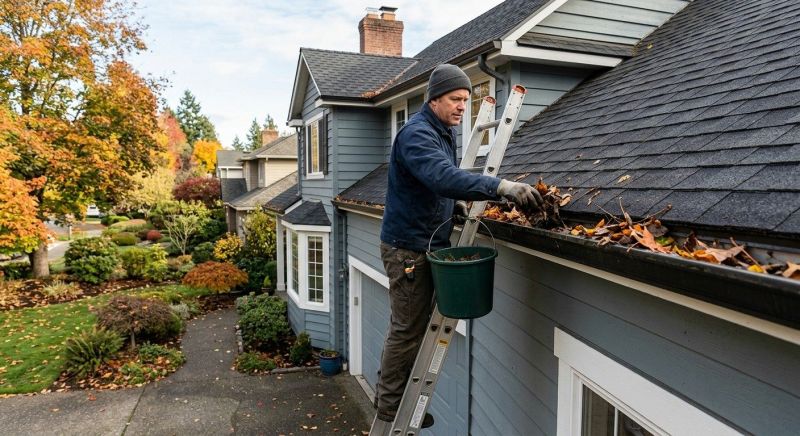 Gutter Leaf Clearing in Longmont, CO