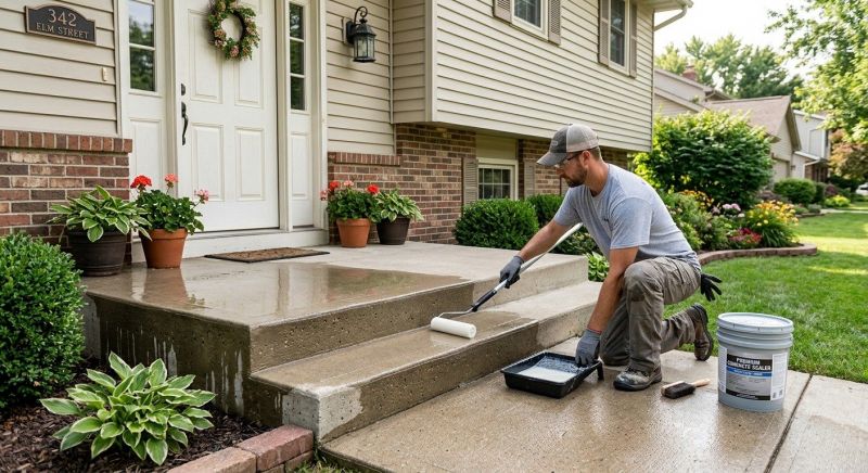 Sidewalk Concrete Sealing in Alpharetta, GA