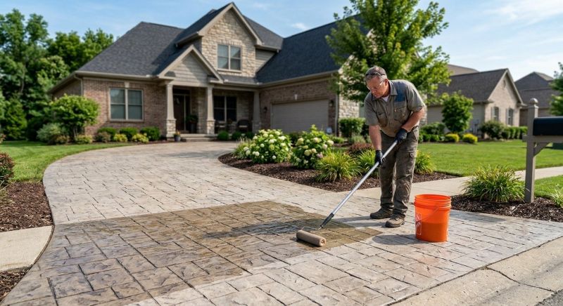 Stamped Concrete Sealing in Gig Harbor, WA